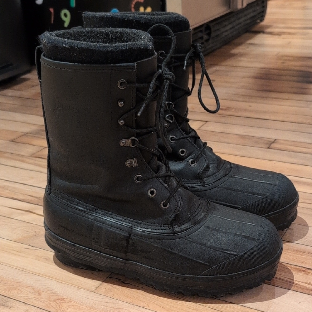 Men's Black Winter Boots